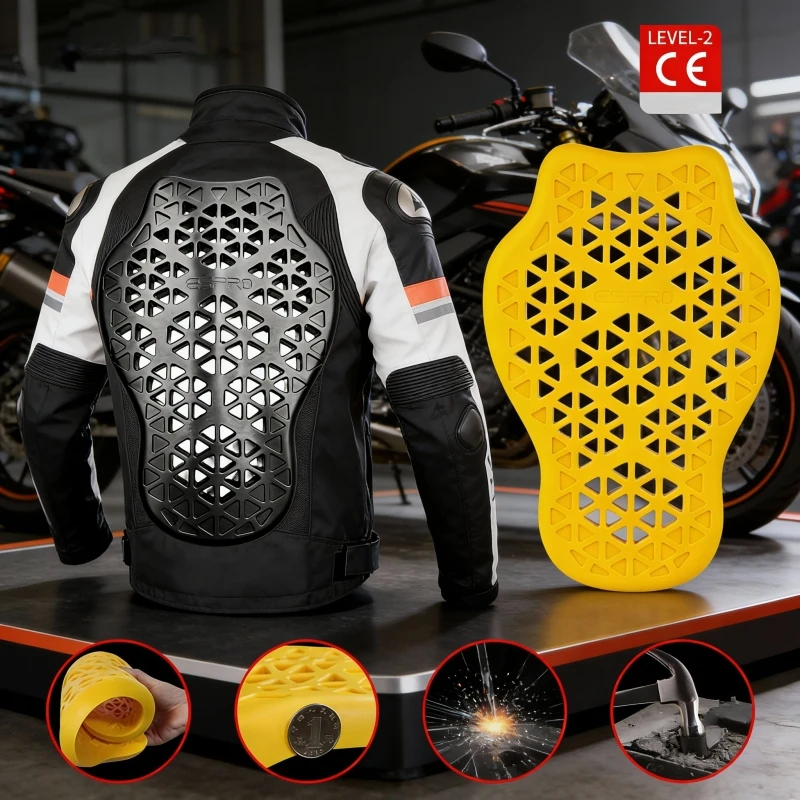 Motorcycle Gear - Motorcycle Protective Gear Set: Back, Shoulder,