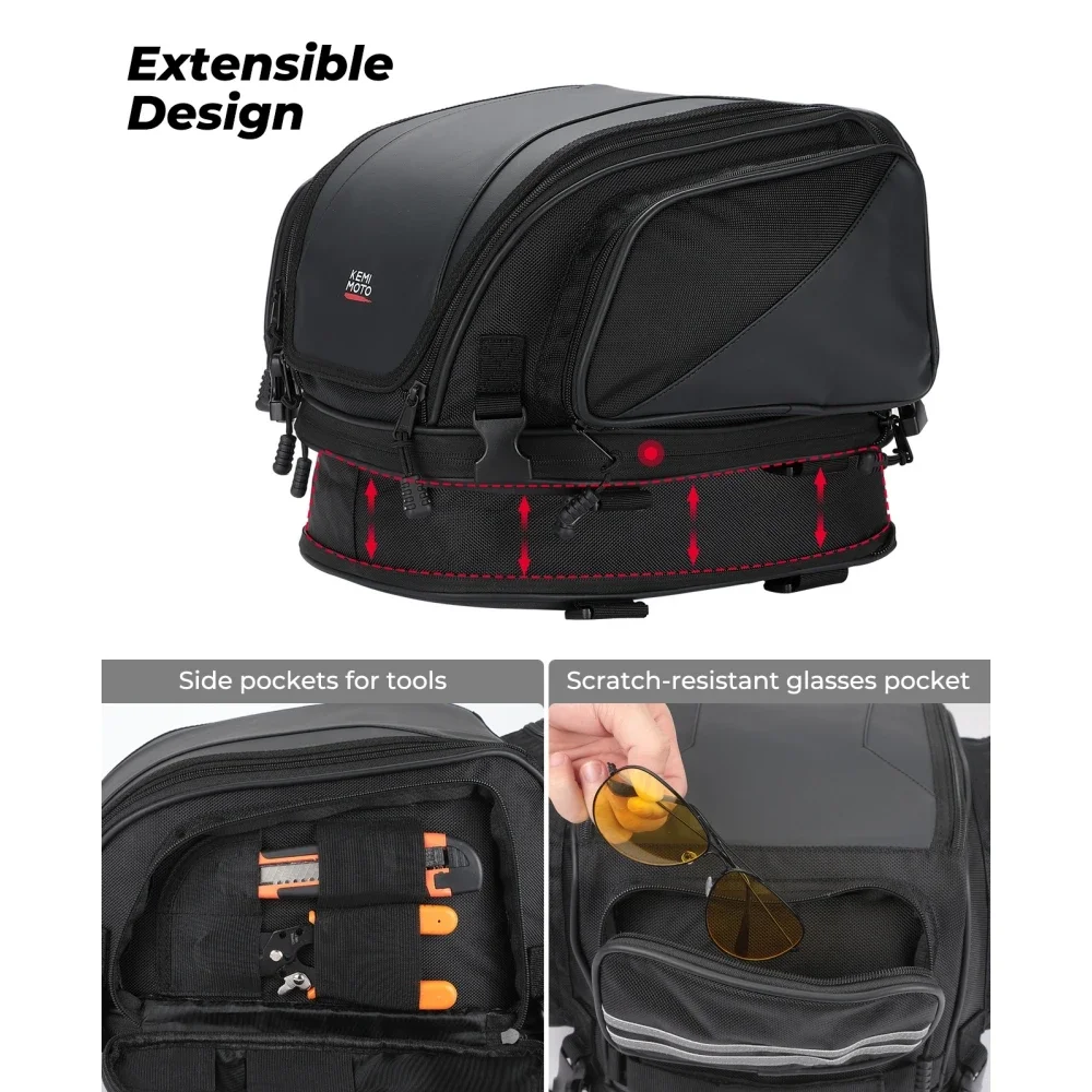 Motorcycle Tail Bags 18-22L Ex - Motorcycle Gear Warehouse review and price