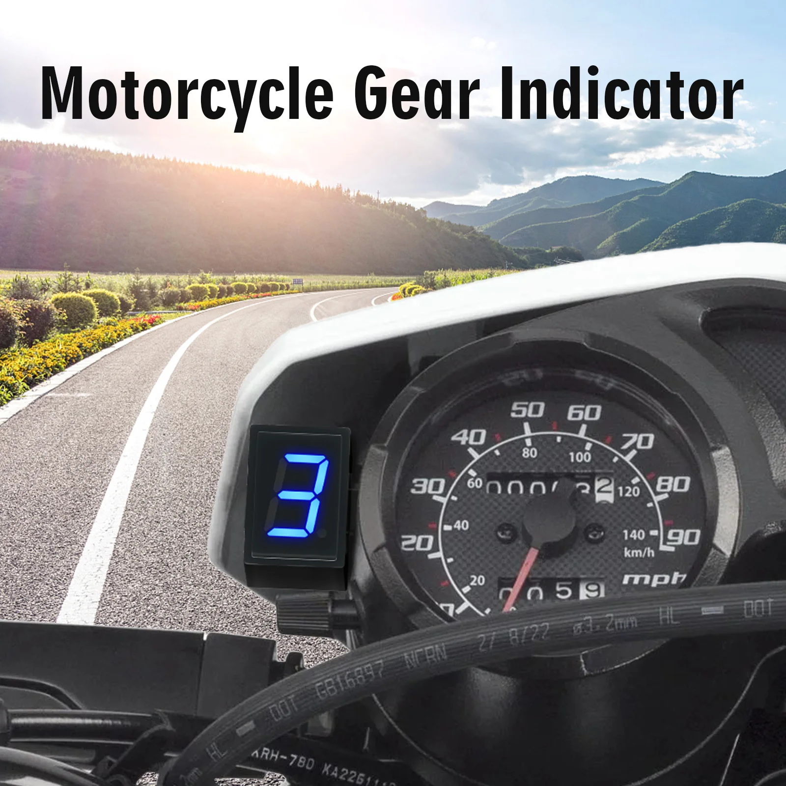 Super 6 Speed Display Universa - Motorcycle Gear Selector review and price