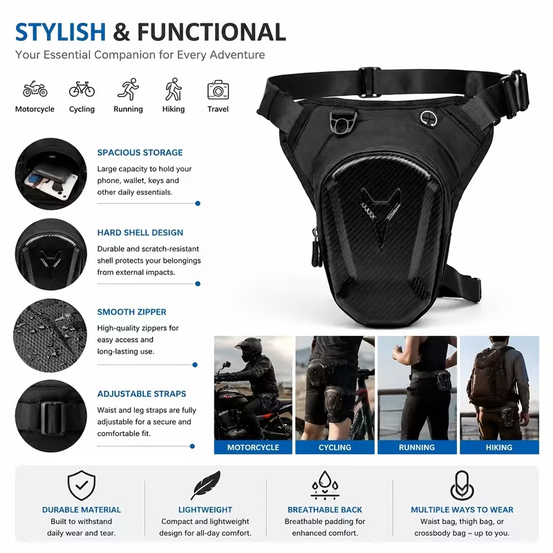 Motorcycle Leg Tank Bag Waterp - Motorcycle Gear Companies review and price